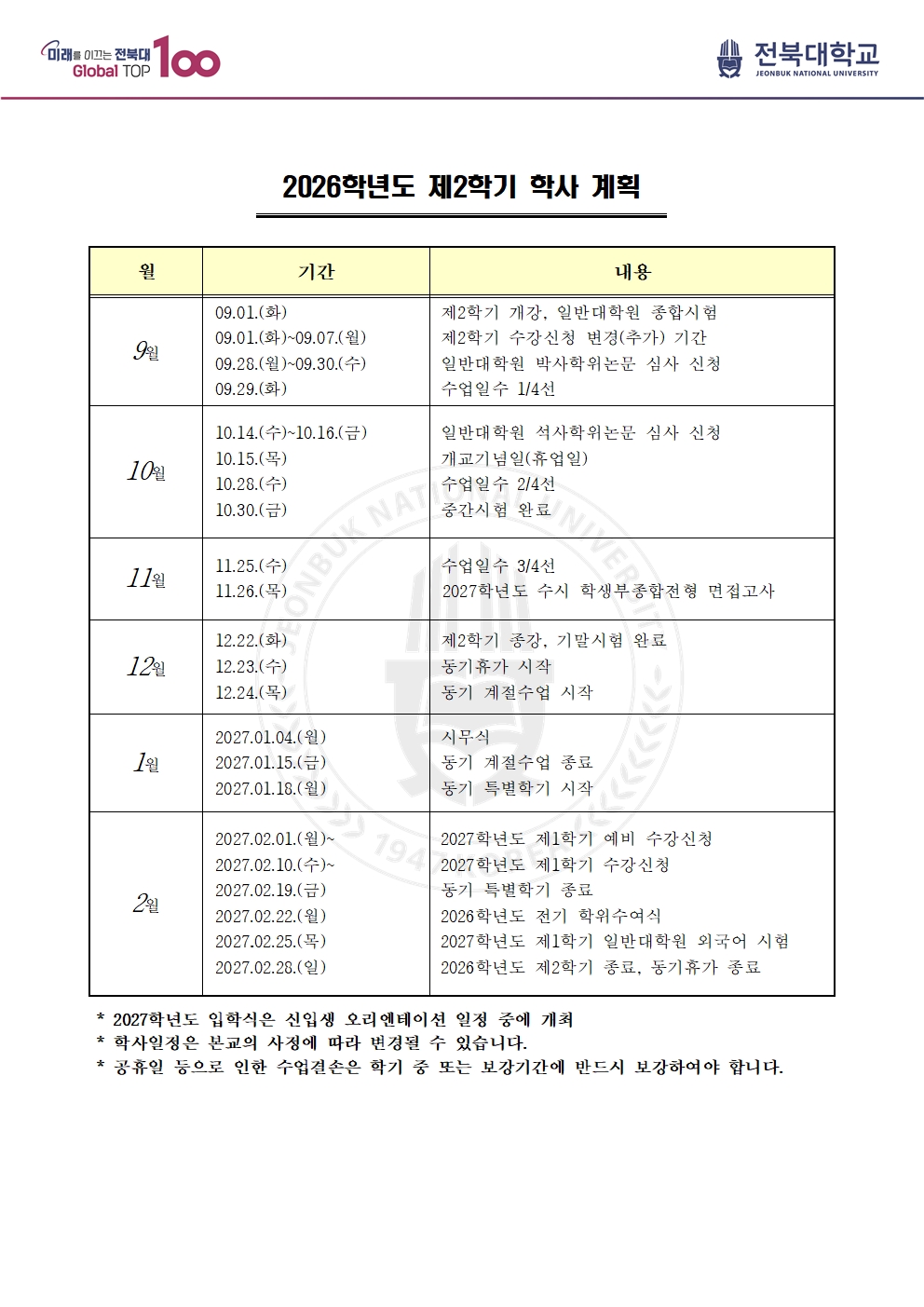 2026학과 2학기