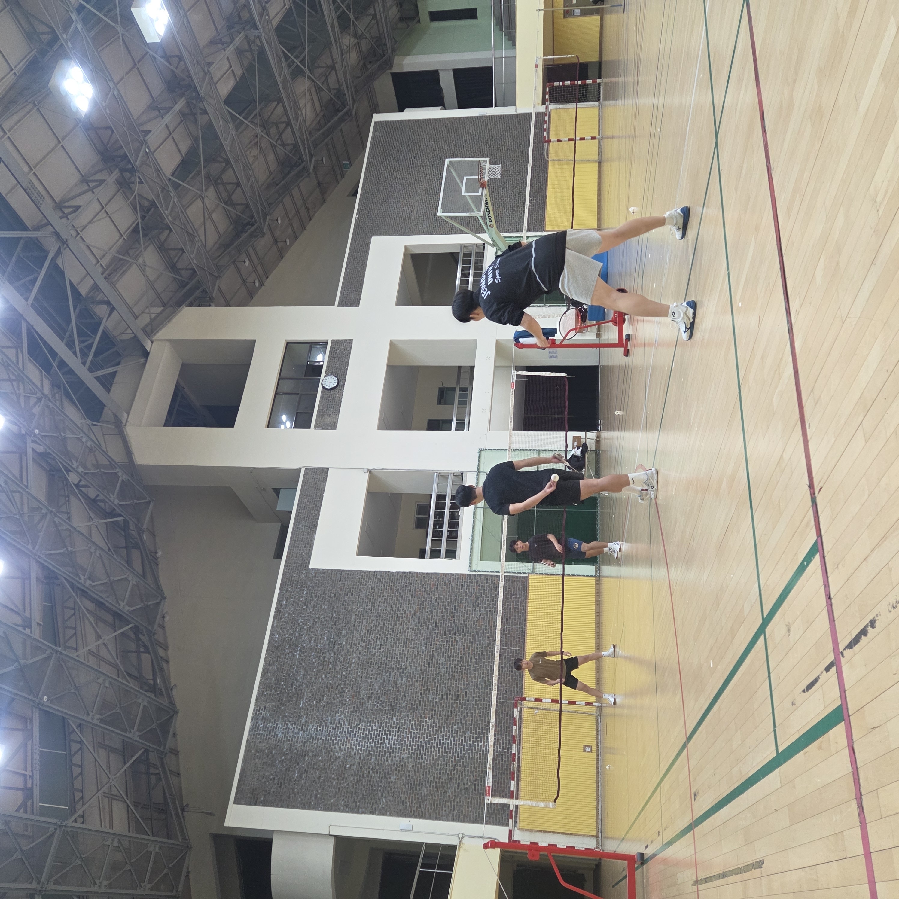 Friendly Badminton Match Between the Departments of Sports Science and Physical Education 2th attached image