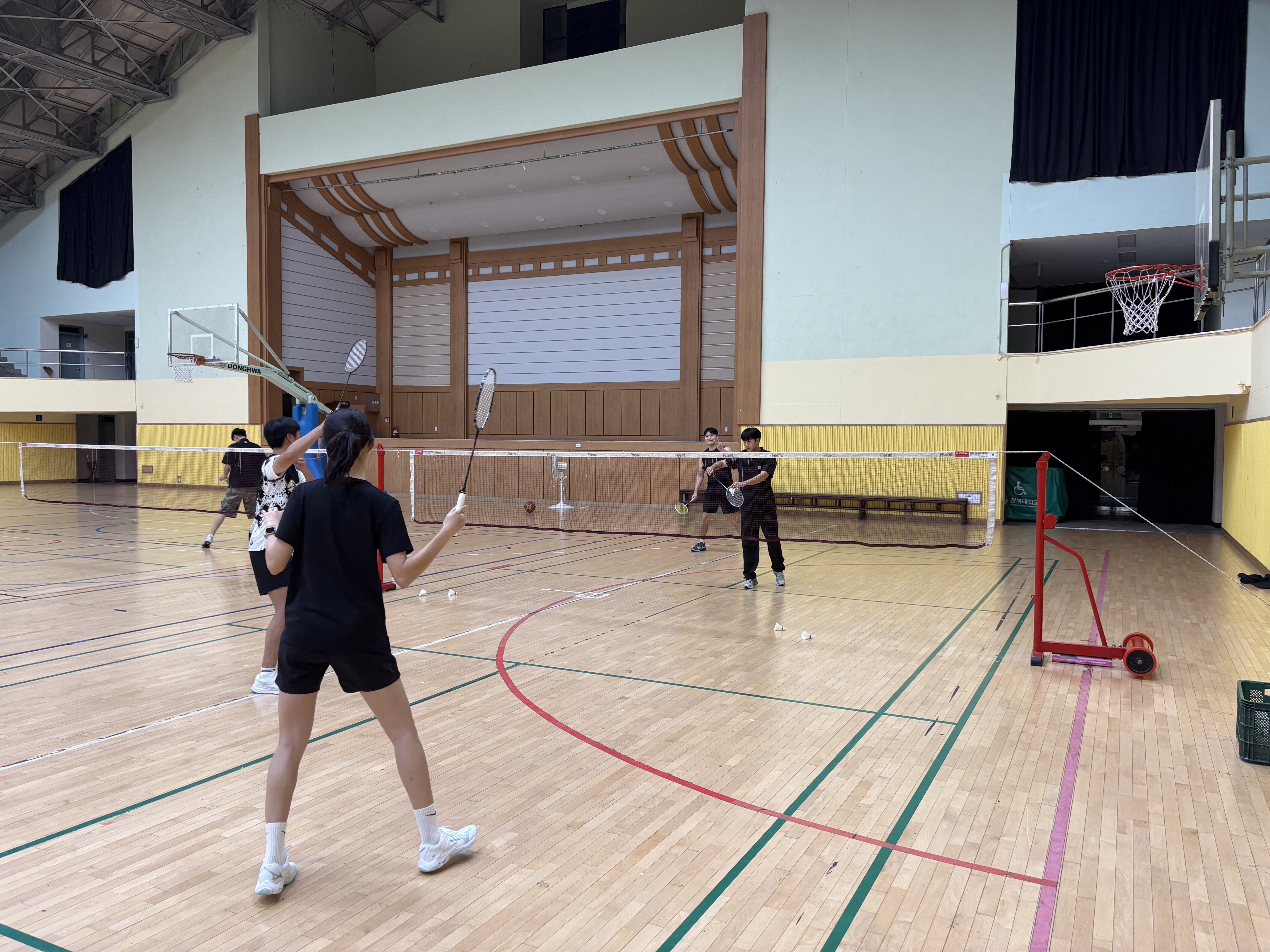 Friendly Badminton Match Between the Departments of Sports Science and Physical Education 3th attached image