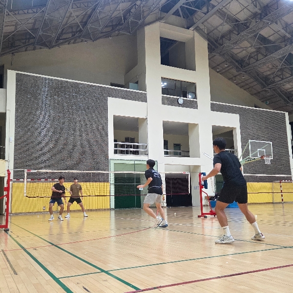 Friendly Badminton Match Between the Departments of Sports Science and Physical Education Main Image
